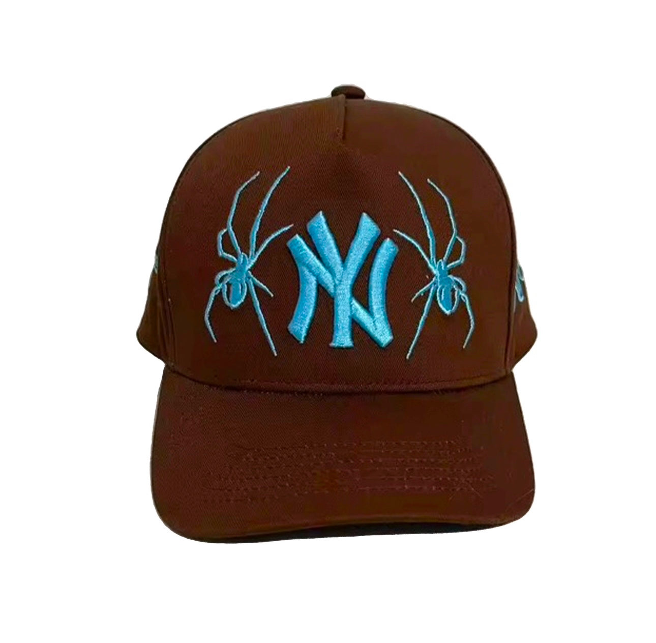 New York Spider Hat (Brown/Ocean Blue)