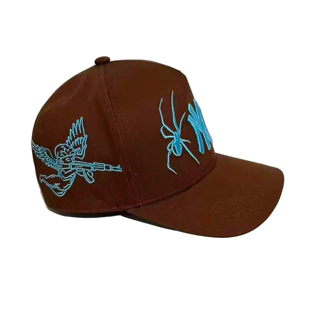 New York Spider Hat (Brown/Ocean Blue)