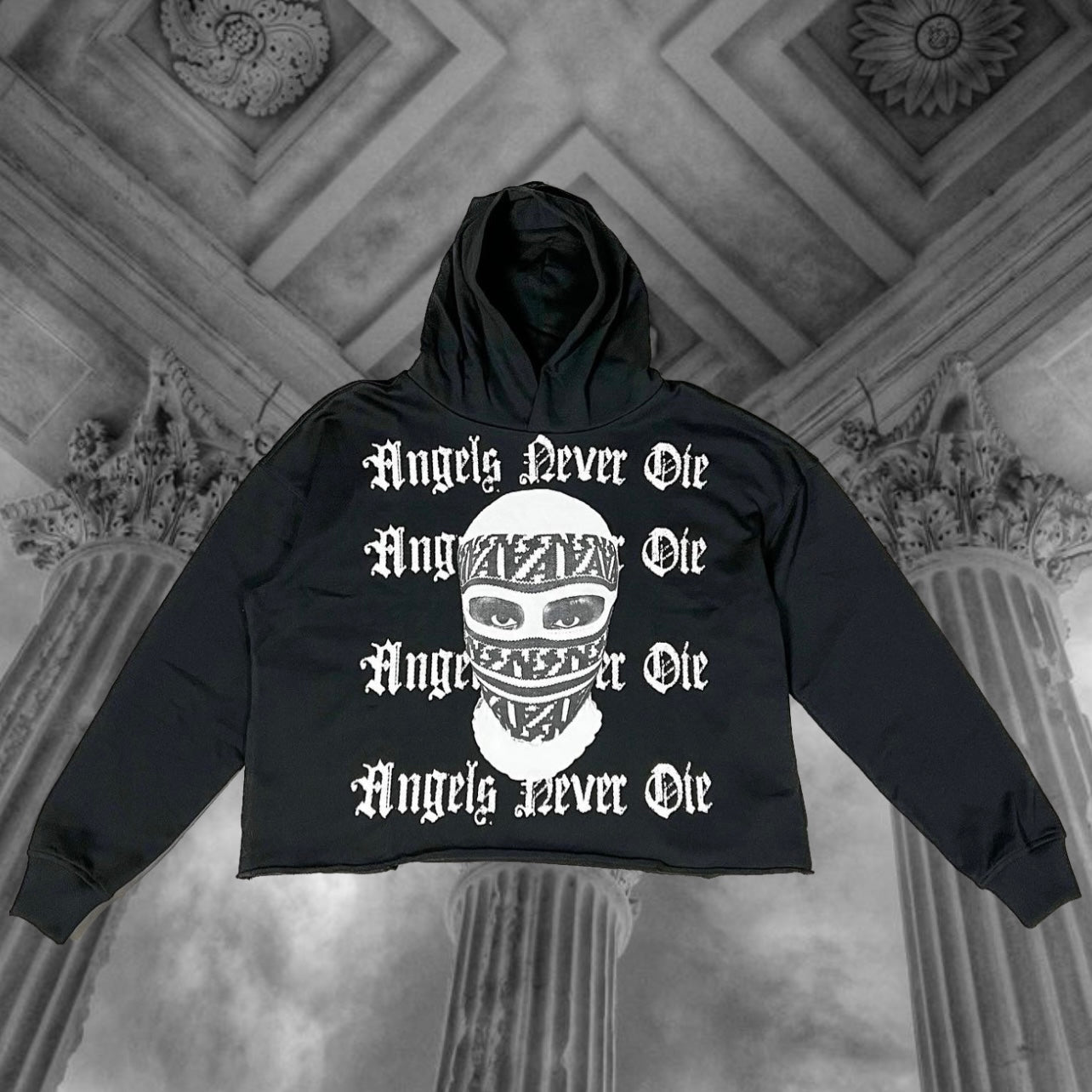 Masked Up Angels Hoodie