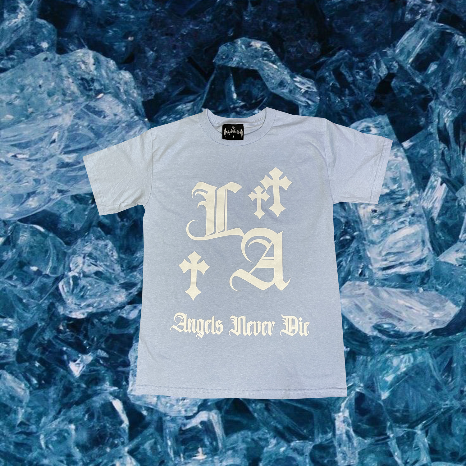 Sky Blue City Of Angels &quot;LA&quot; T-Shirt