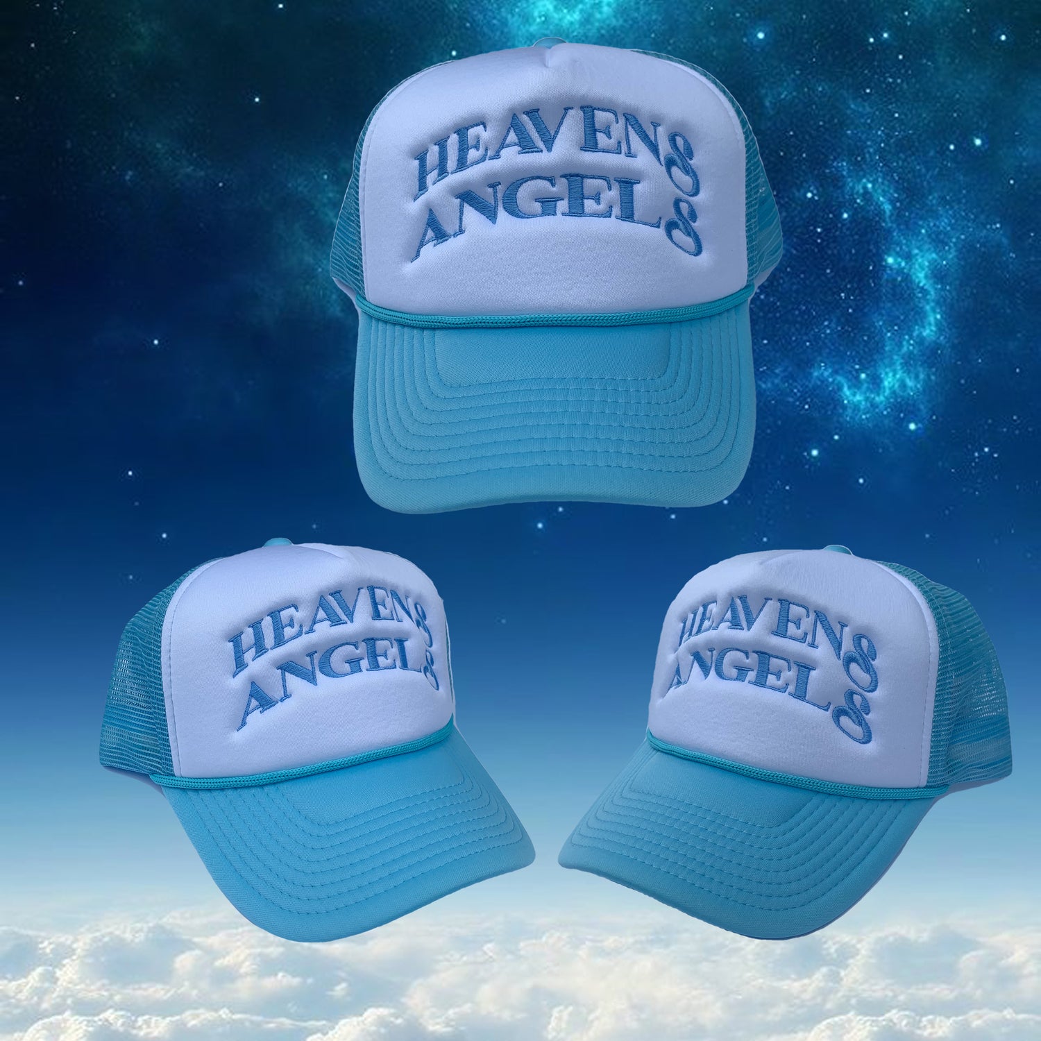 BLUE HEAVENS ANGELS Trucker Hat