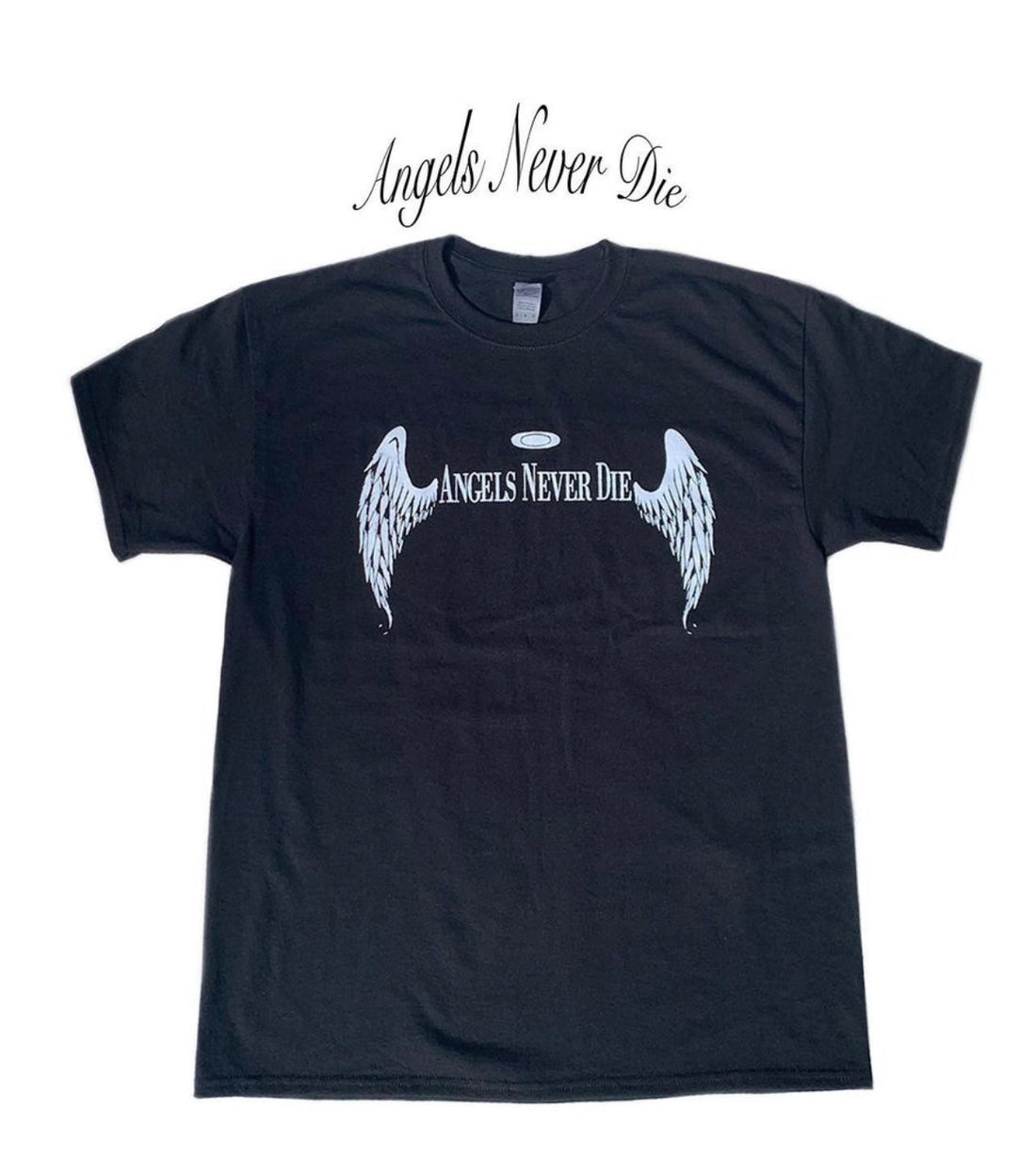 Black Angels Wings Logo T-Shirt