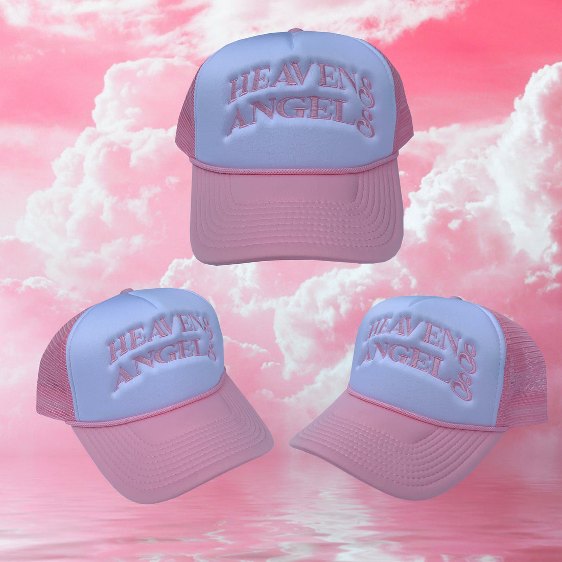 PINK HEAVENS ANGELS Trucker Hat