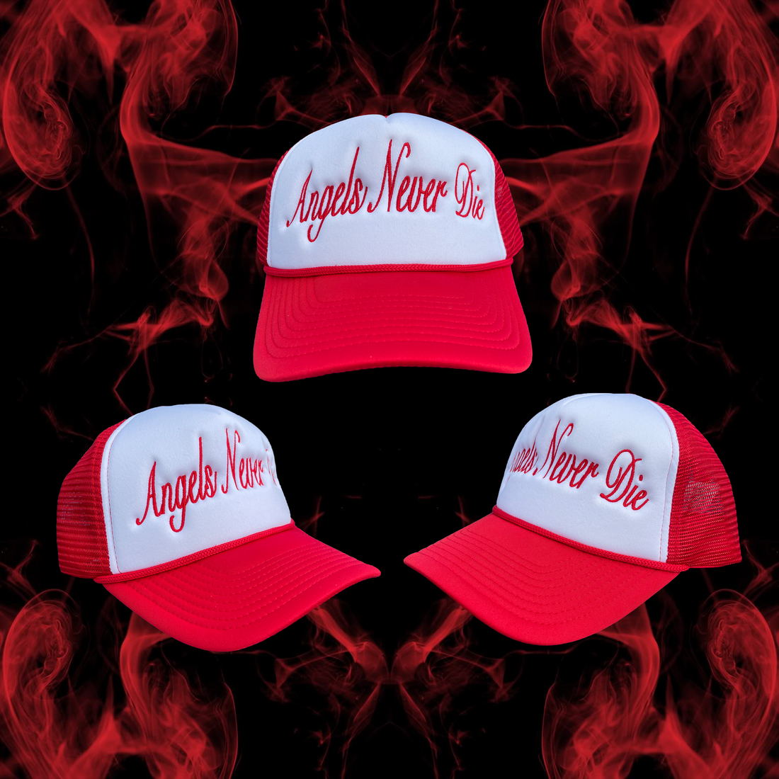 Red Angels Never Die Trucker Hat
