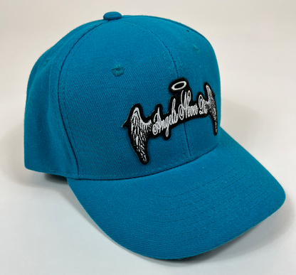 Teal Angels Never Die Logo Hat