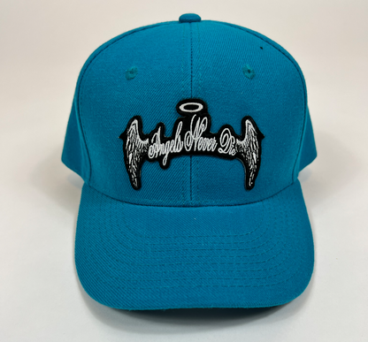 Teal Angels Never Die Logo Hat