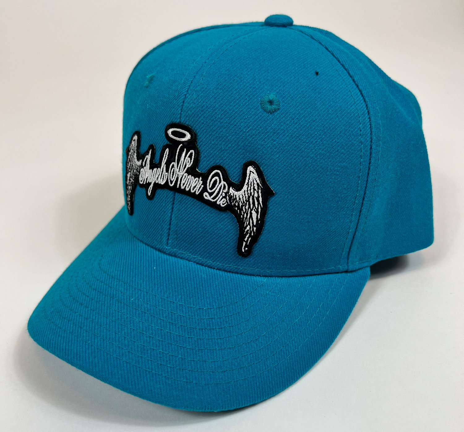 Teal Angels Never Die Logo Hat